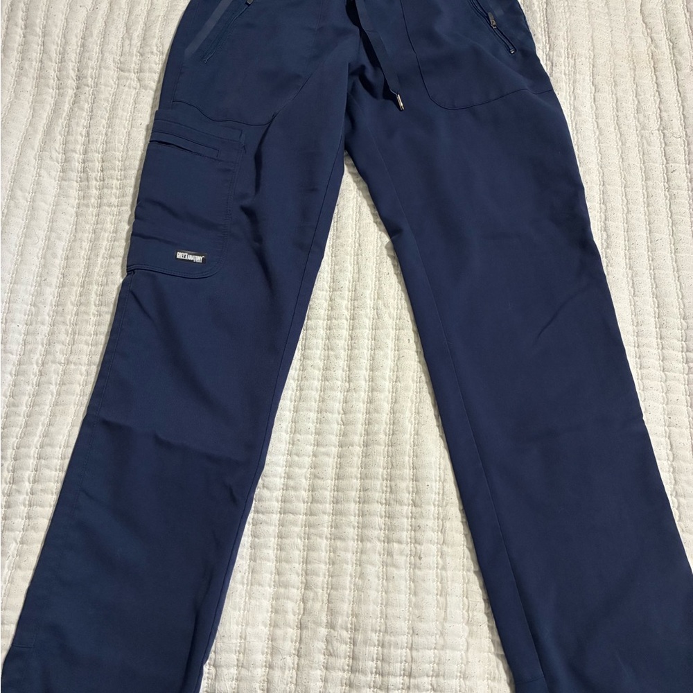 Women's Navy Cargo Scrub Pants